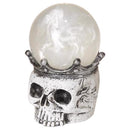Gerson 8 in. Lighted Spinning Smoky Water Globe Skull Halloween Decor, Pack of 6