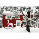 Celebrations LED Warm White Reindeer 50 in. Yard Decor