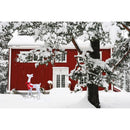 Celebrations LED Warm White Reindeer 34.5 in. Yard Decor