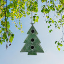 Alpine Tree Birdhouse Hanging Decor, Pack of 4