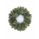 Celebrations 24 in. D LED Prelit Multicolored Mixed Pine Wreath, Pack of 4