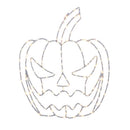 Celebrations Orange 155 ct 15 in. LED Prelit Illuminated Pumpkin Window Decor, Pack of 8