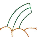 Celebrations Orange 155 ct 15 in. LED Prelit Illuminated Pumpkin Window Decor, Pack of 8