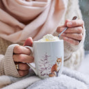 Decoris Animals White Christmas Animal Mug 4.13 in., Pack of 36