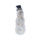 Decoris Tapasset White Snowman Table Decor 1.6 in., Pack of 12