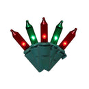 Celebrations Classic LED T5 Green/Red 100 ct String Christmas Lights 24.75 ft.