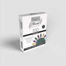Celebrations Classic LED T5 Multicolored 100 ct String Christmas Lights 24.75 ft., Pack of 12