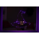 Celebrations Purple 84 ct 18.2 in. LED Prelit Illuminated Witch Hat Halloween Decor, Pack of 8