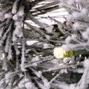 Celebrations Home 12 in. D X 9 ft. L LED Prelit Multicolored Snowy Scotch Pine Garland, Pack of 4