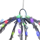 Celebrations Platinum LED RGBW Foldable Sphere 12 in. Hanging Decor