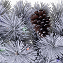Celebrations Home 24 in. D X 2 ft. L LED Prelit Multicolored Snowy Scotch Pine Teardrop Garland, Pack of 8