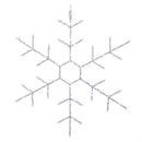 Celebrations LED Snowflake Silhouette 14.5 in. Hanging Decor