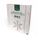 Celebrations LED Snowflake Silhouette 14.5 in. Hanging Decor