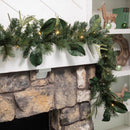 Celebrations 12 in. D X 9 ft. L LED Prelit Garland, Pack of 6