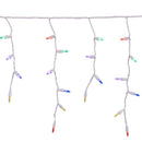 Celebrations LED T5 Multicolored 100 ct Icicle Christmas Lights 4 ft.
