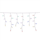 Celebrations LED T5 Multicolored 100 ct Icicle Christmas Lights 4 ft.