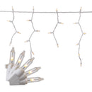Celebrations Classic LED T5 Warm White 100 ct Icicle Christmas Lights 6.3 ft.