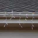 Celebrations Classic LED T5 Warm White 100 ct Icicle Christmas Lights 6.3 ft.