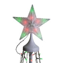 Celebrations Platinum Brilliant LED RGBW Straight Frame Tree 4 ft. Yard Decor