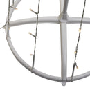 Celebrations Platinum Brilliant LED RGBW Straight Frame Tree 4 ft. Yard Decor