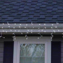 Celebrations Classic LED T5 Pure White 300 ct Icicle Christmas Lights 19.6 ft.