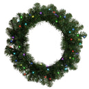Celebrations 24 in. D LED Prelit RGBW Brilliant Wreath