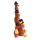 A Holiday Company 6 ft. Prelit Turkey Stack Inflatable