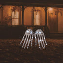 A Holiday Company 3 ft. LED Prelit Posable Skeleton Hands Halloween Decor