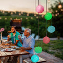 Globe Electric Skylar Metal/Plastic 29 in. Wind Chime, Pack of 4