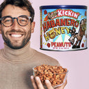 Ass Kickin' Habanero Honey Peanuts 12 oz Canister