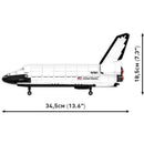 COBI Space Shuttle Atlantis Block Set Black/White 685 pc