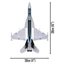 COBI Top Gun Maverick F/A-18E Super Hornet Aircraft Block Set Multicolored 570 pc