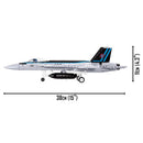 COBI Top Gun Maverick F/A-18E Super Hornet Aircraft Block Set Multicolored 570 pc