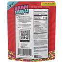 Brain Freeze Rainbow Crunch Fruit Candy 5.6 oz, Pack of 12