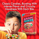 Brain Freeze Rainbow Crunch Fruit Candy 5.6 oz, Pack of 12