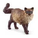Schleich Ragdoll Cat Figurine Brown 1 pc, Pack of 5