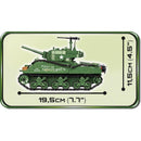 COBI Sherman M4A3E2 Block Set Green 720 pc