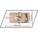 COBI M1A2 Abrams Tank Block Set Cream 975 pc