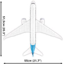 COBI Boeing 787 Airplane Block Set Blue/White 836 pc