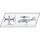 COBI Bell-Boeing V-22 Helicopter Block Set White 1090 pc