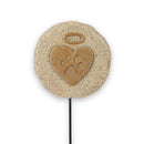 Gerson Paw Print Pet Memorial Yard Stake Cement/Metal 1 each 4 in., Pack of 12