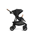 Poppy Whirl Full-Size Stroller - Shale: Metal Frame, Single Configuration, 25.4 lb, Plastic Tires
