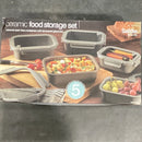Ceramic food storage set 10 pc - Taupe