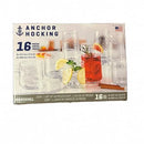 Anchor Hocking Hammered Drinkware Set - 16 Pieces