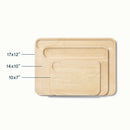 Cutting Board Set - Natural Wood