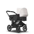 Donkey 5 Mono Complete Single to Double Side-by-Side Stroller - Black/Misty White