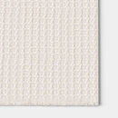 90"x20" Solid Texture Table Runner Ivory