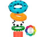 Stacks of Circles Stacking Ring STEM Learning Toy, 9 Piece Set
