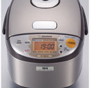 3 Cup Induction Heating Rice Cooker -  Stainless Steel Brown