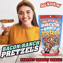 Ass Kickin' Bacon Ranch Pretzels 12 oz Bagged